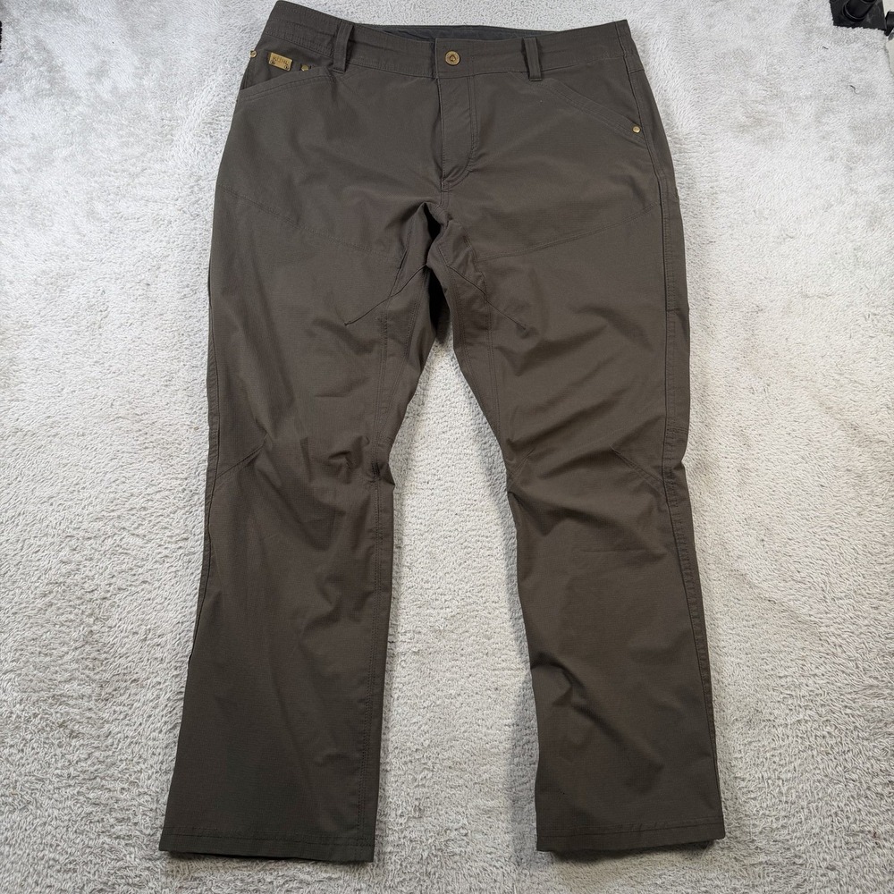 Kuhl Silencr Pants Mens 36x30 Brown Ripstop Outdoors Hiking Performance